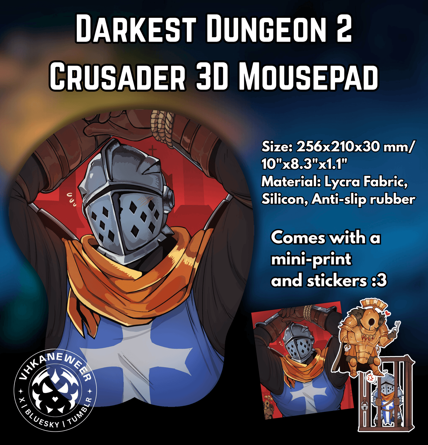 Crusader 3D Mousepad