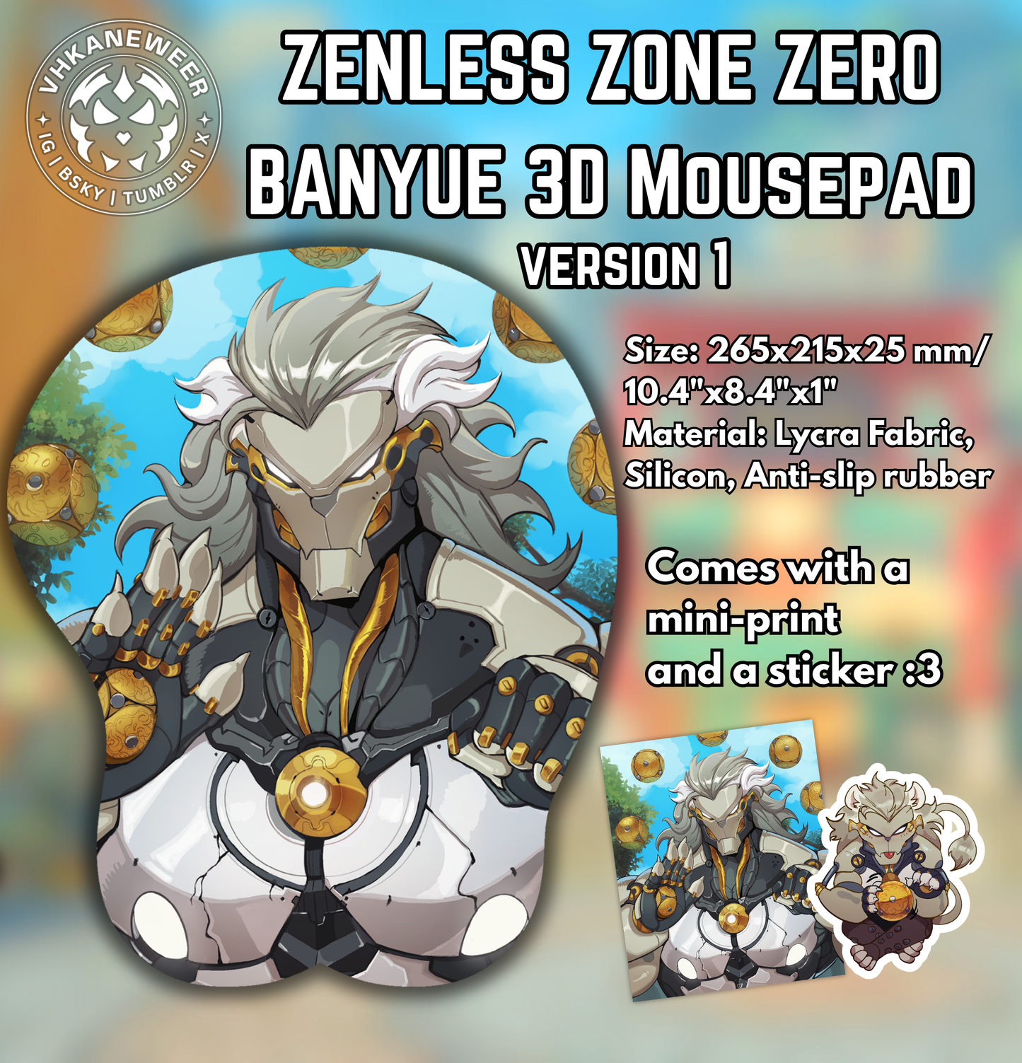 Banyue 3D Mousepad (Version 1)
