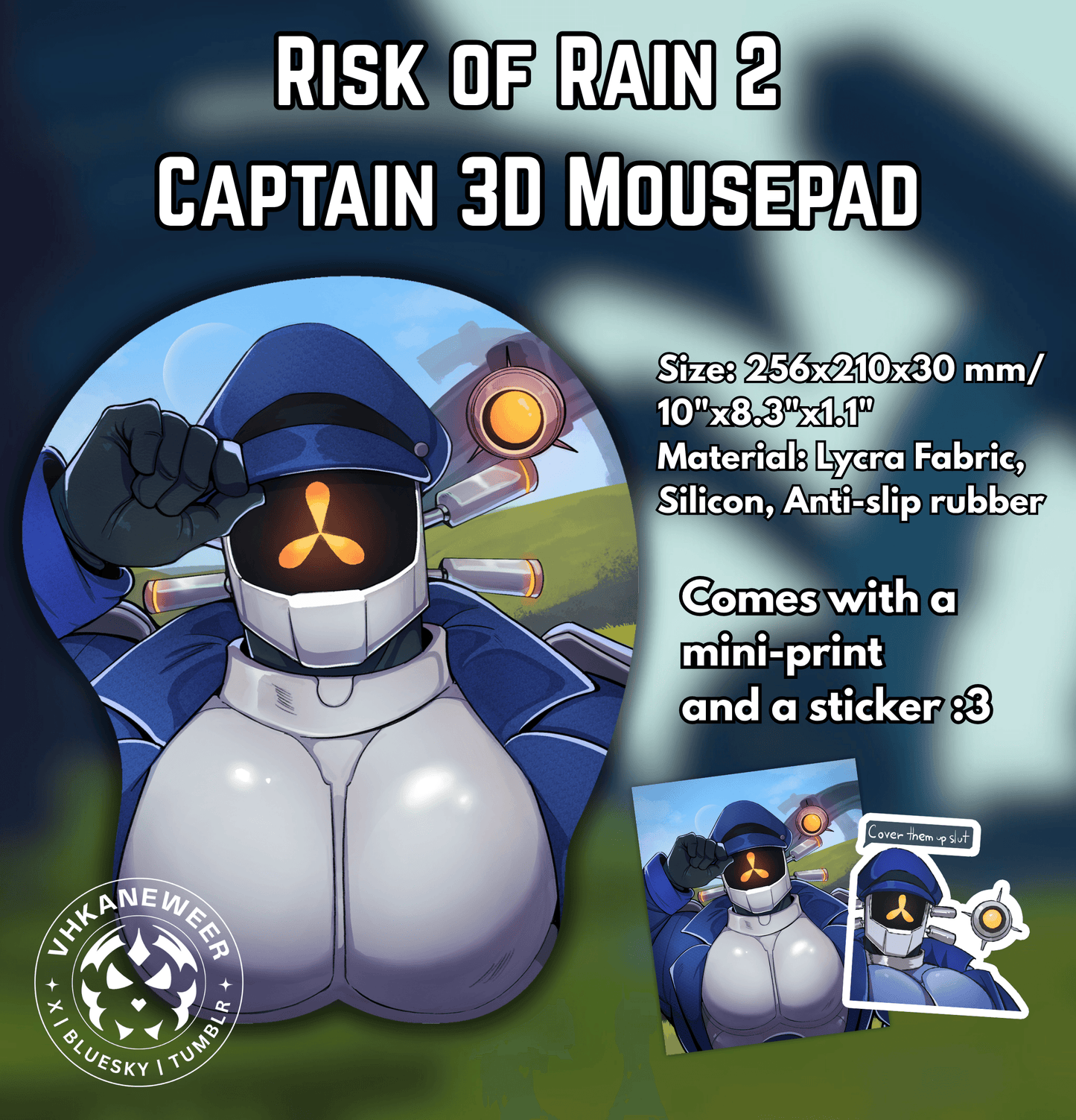 Captain 3D Mousepad