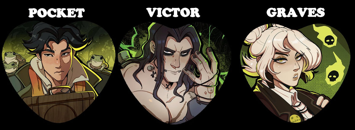 Deadlock Heart Pins