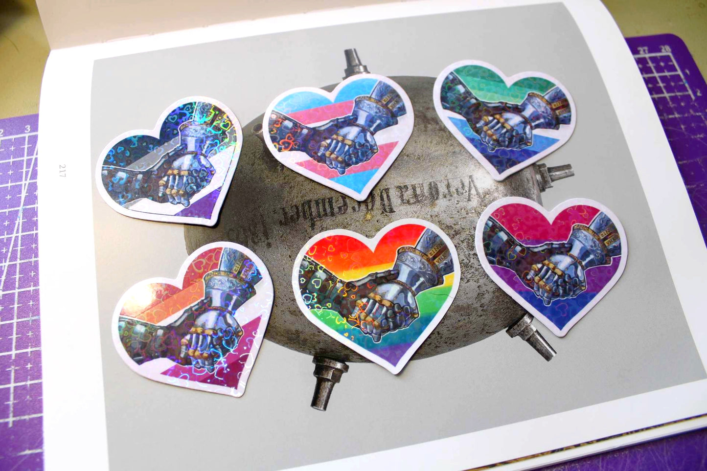 🏳️🌈 Knights Heart Sticker