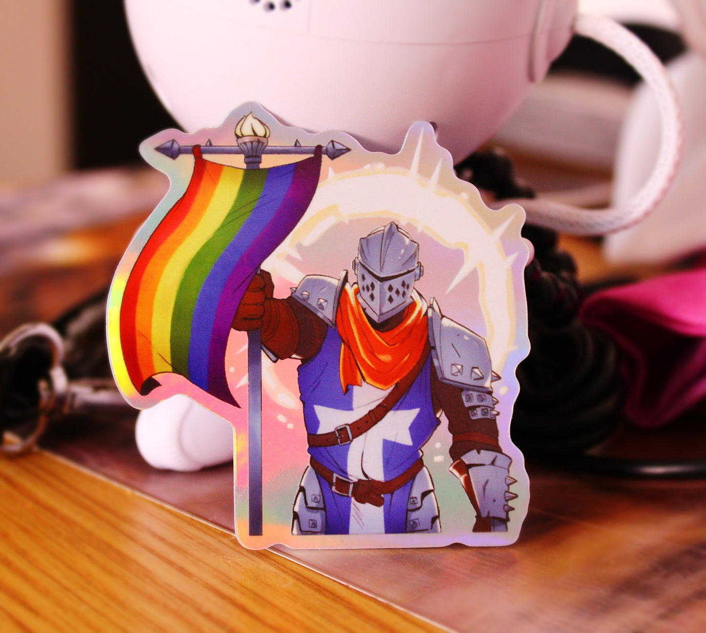 (SALE) Crusader Flag Sticker