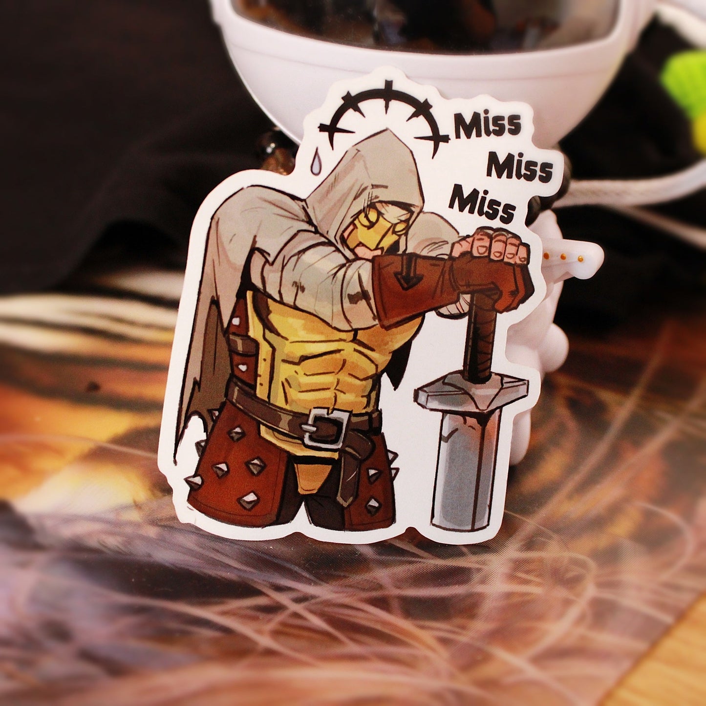 Leper Miss Sticker