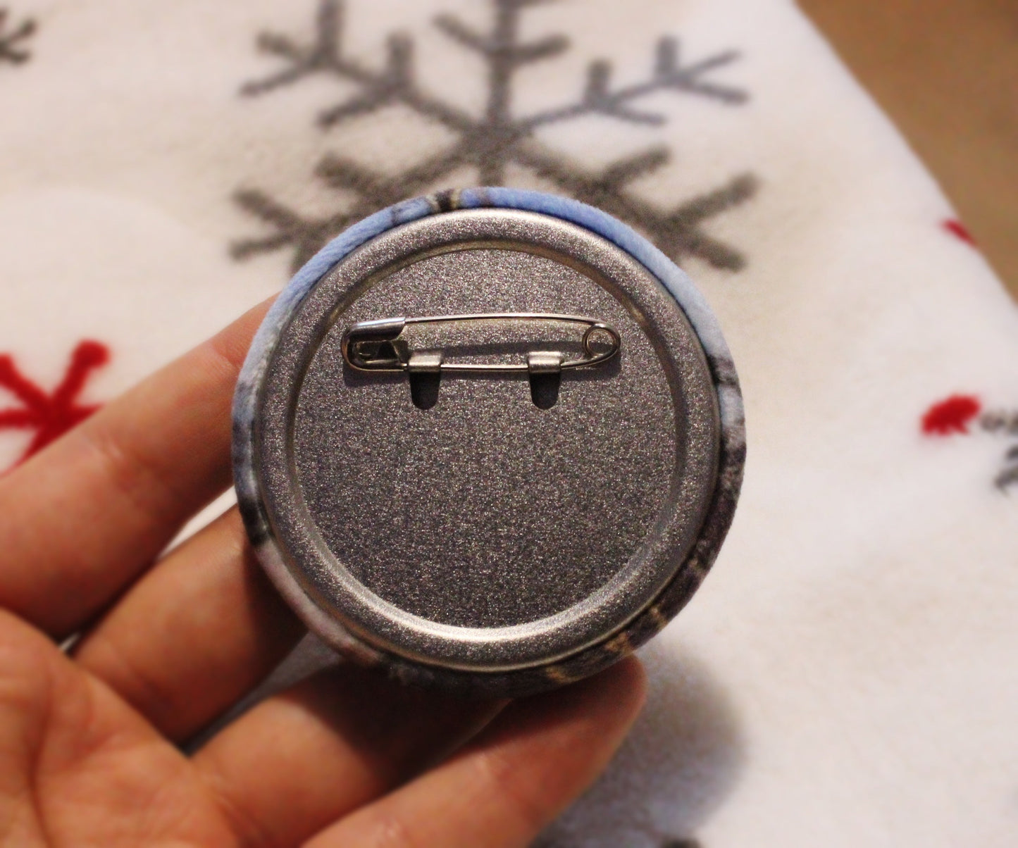 Plush button pins