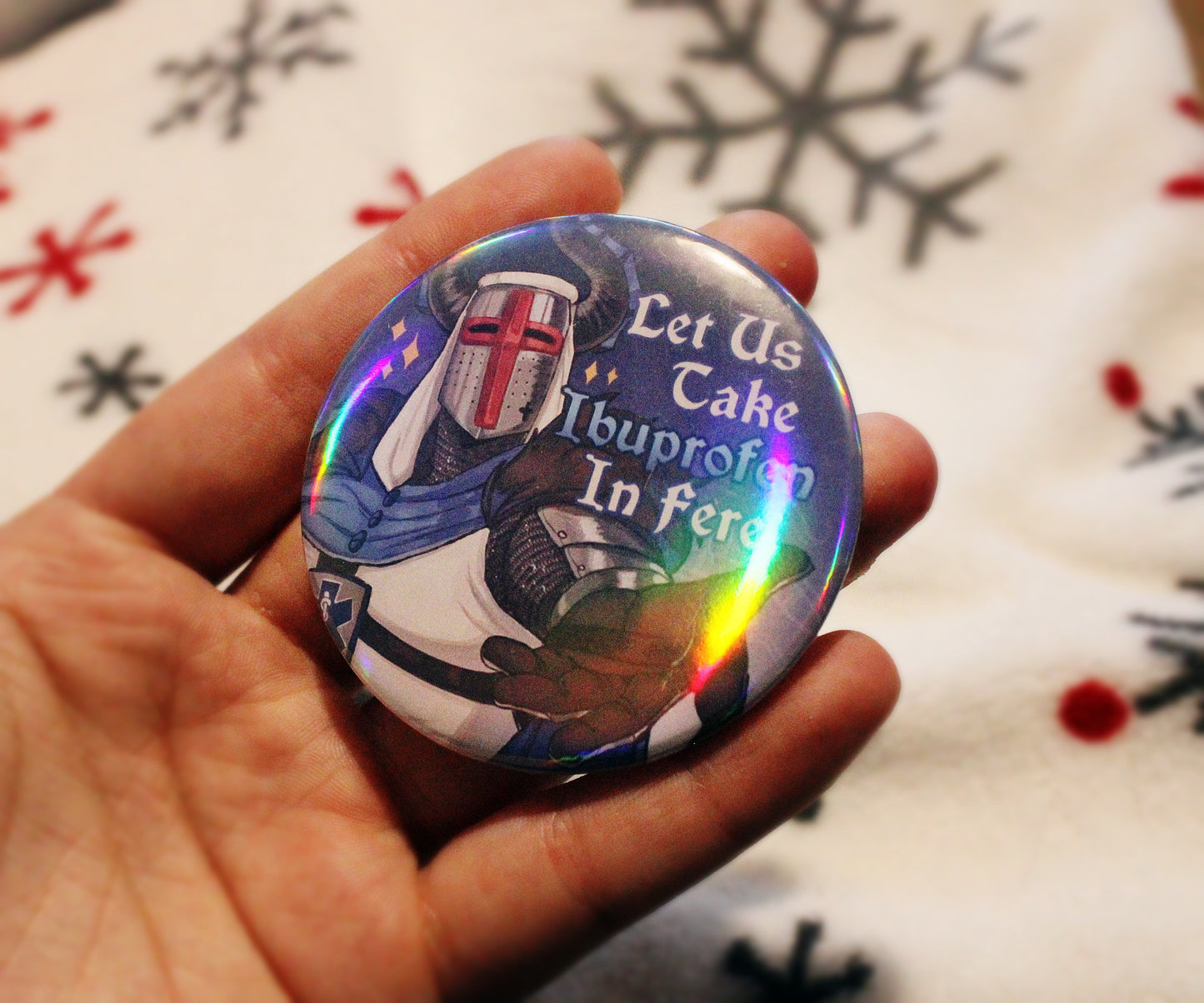 Let Us Take Ibuprofen Pin