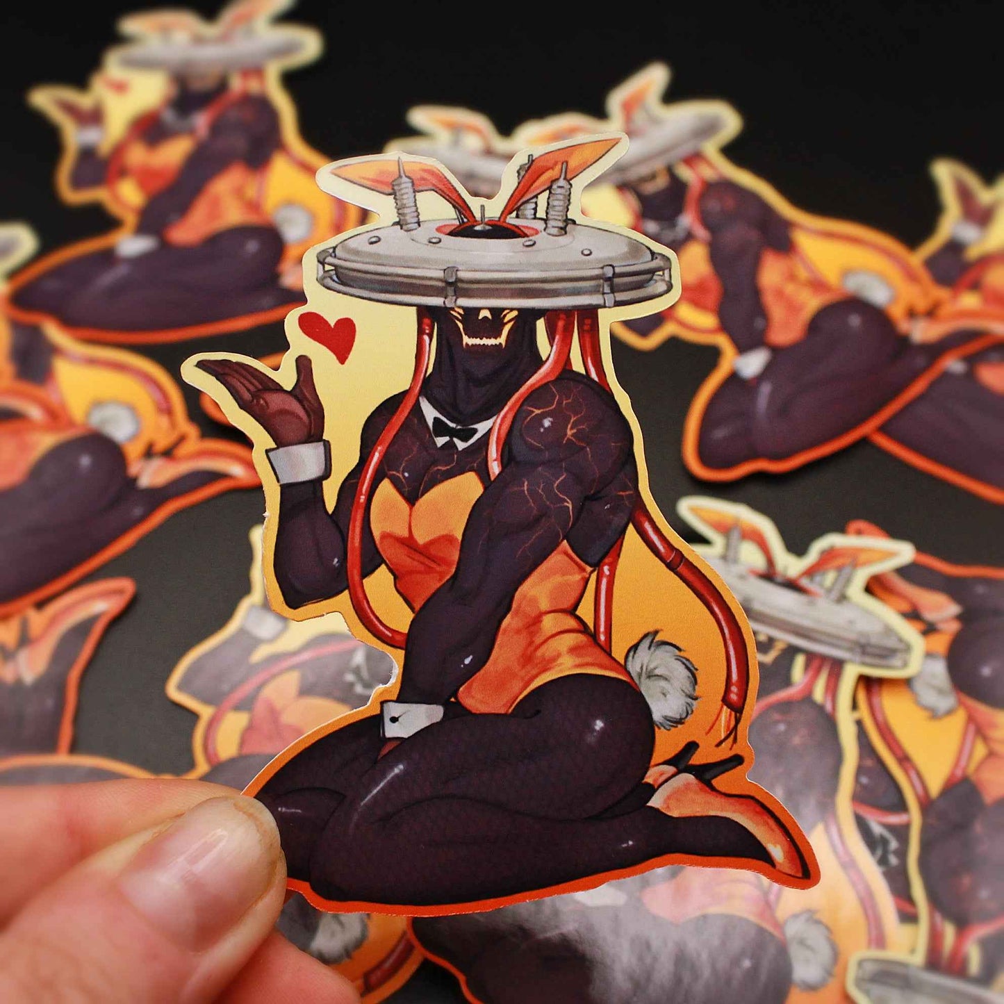Bunny Seven Sticker