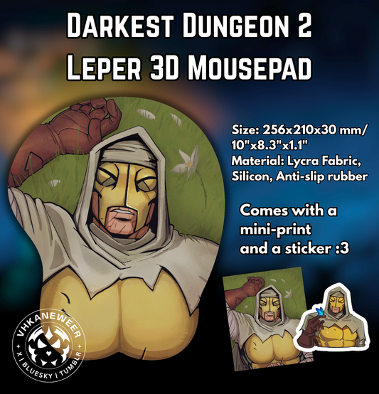 Leper 3D Mousepad