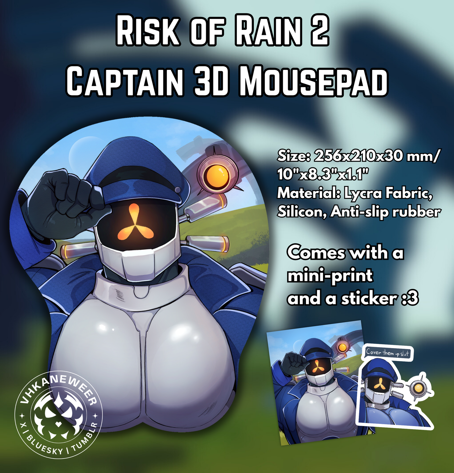 Captain 3D Mousepad