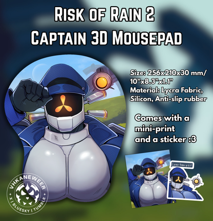 Captain 3D Mousepad