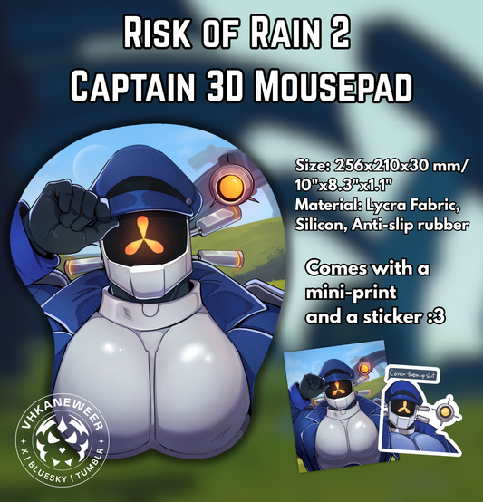 Captain 3D Mousepad