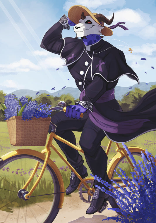 Eternal Bicycle A5 print