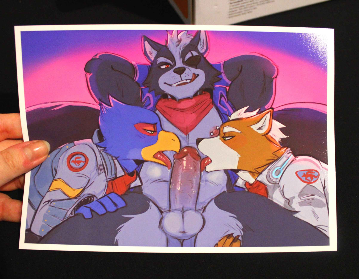 Star Fox Teamwork A5 Print