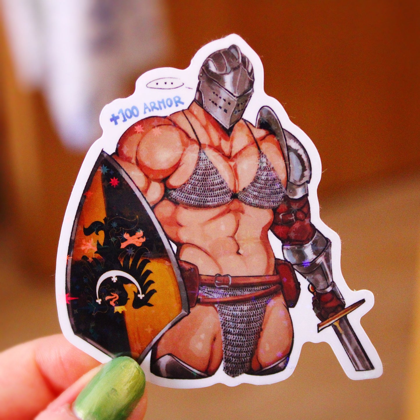+100 Armor Sticker