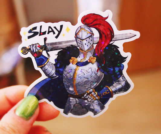 Knight Slay Sticker