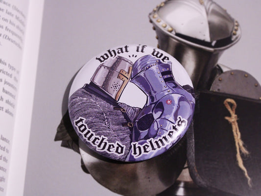 What If We Touched Helmets Pin