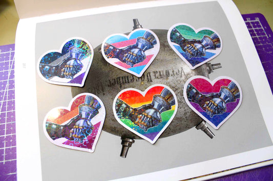 🏳️‍🌈 Knights Heart Sticker