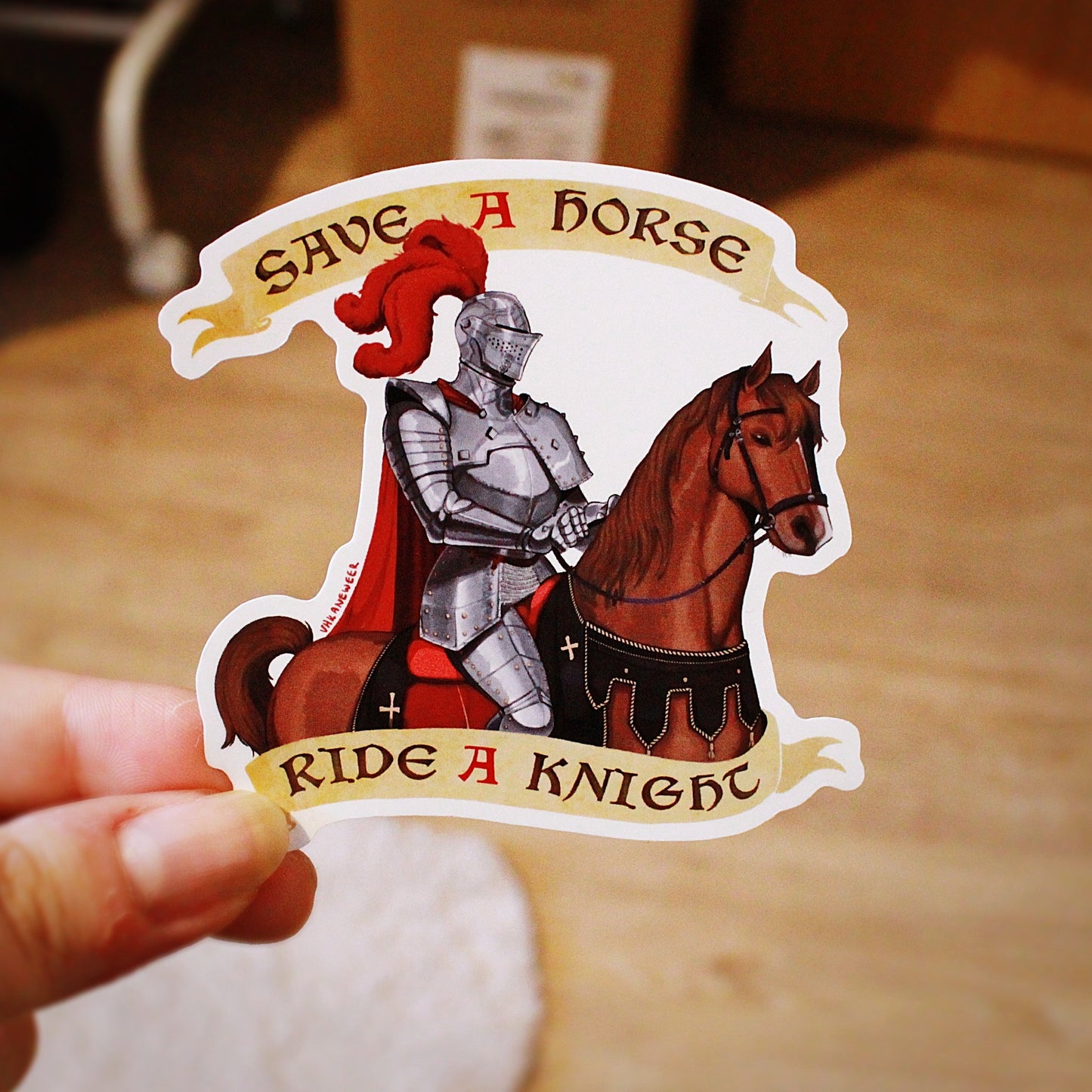 Save a Horse, Ride a Knight Sticker