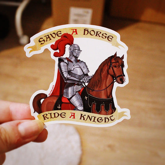Save a Horse, Ride a Knight Sticker