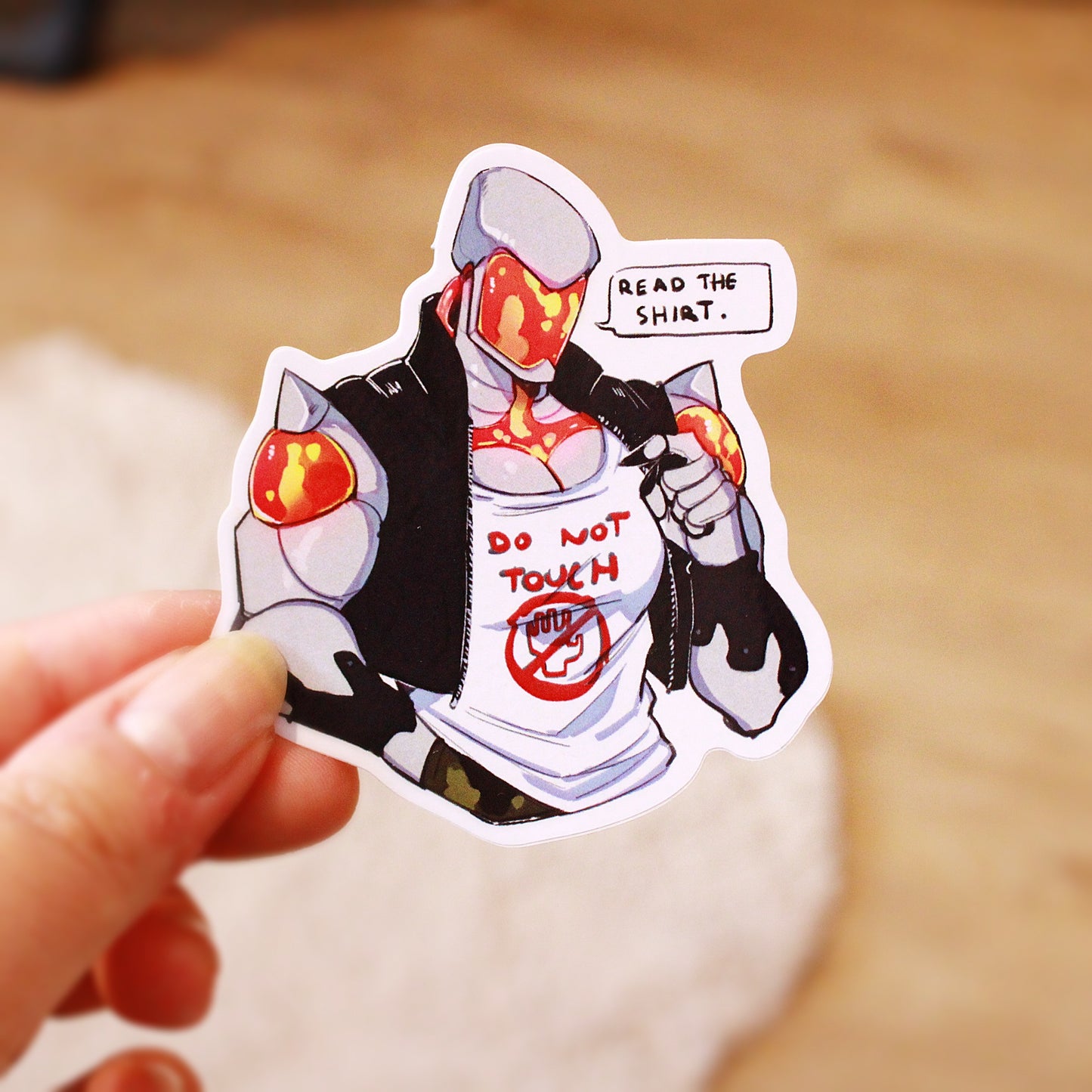 Astro Do Not Touch Sticker