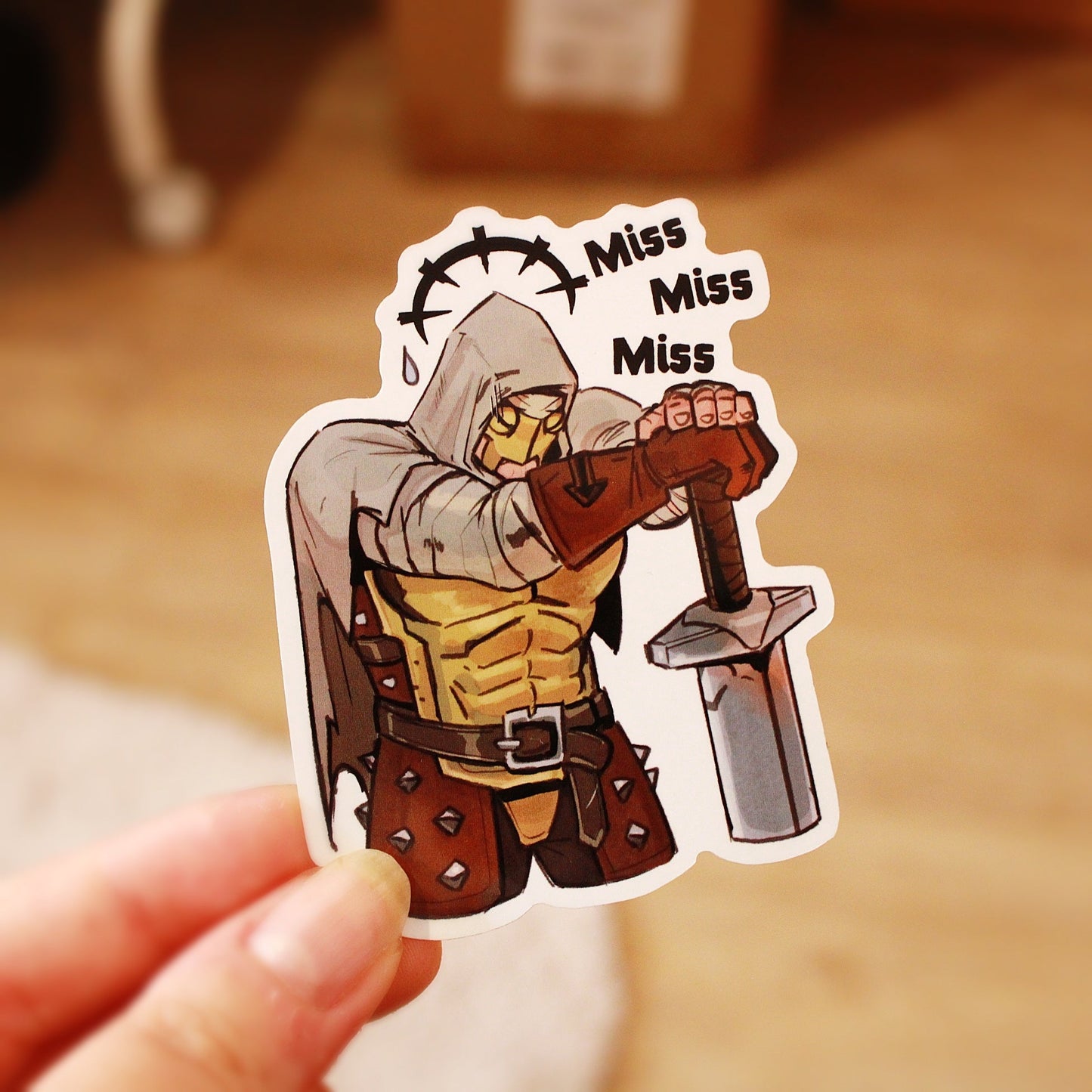 Leper Miss Sticker