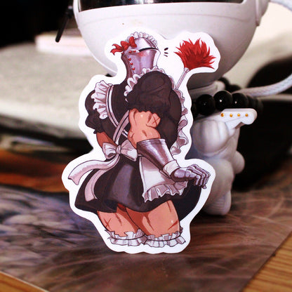 Maid Knight Sticker