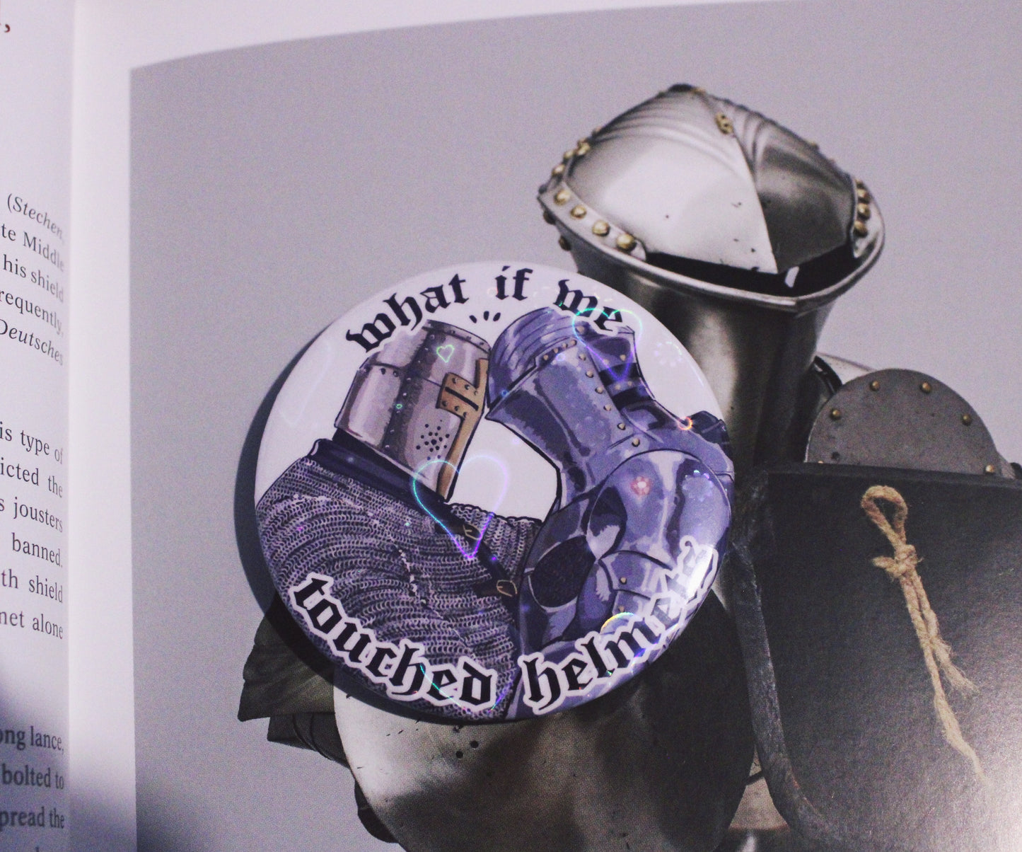 What If We Touched Helmets Pin