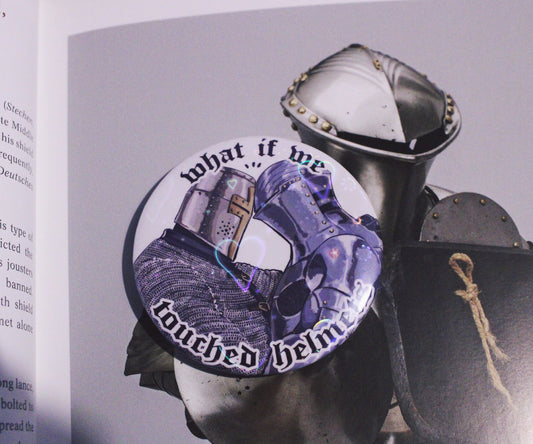 What If We Touched Helmets Pin