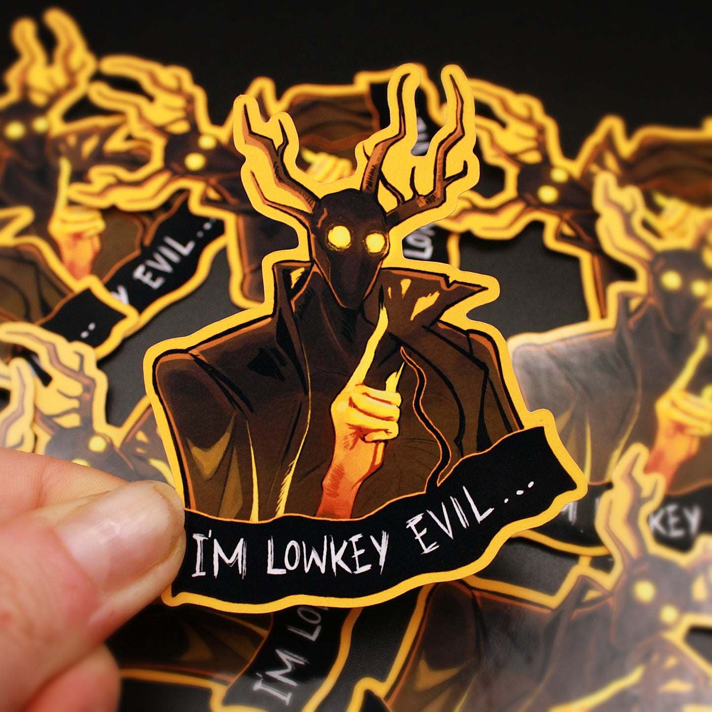 I'm Lowkey Evil Sticker