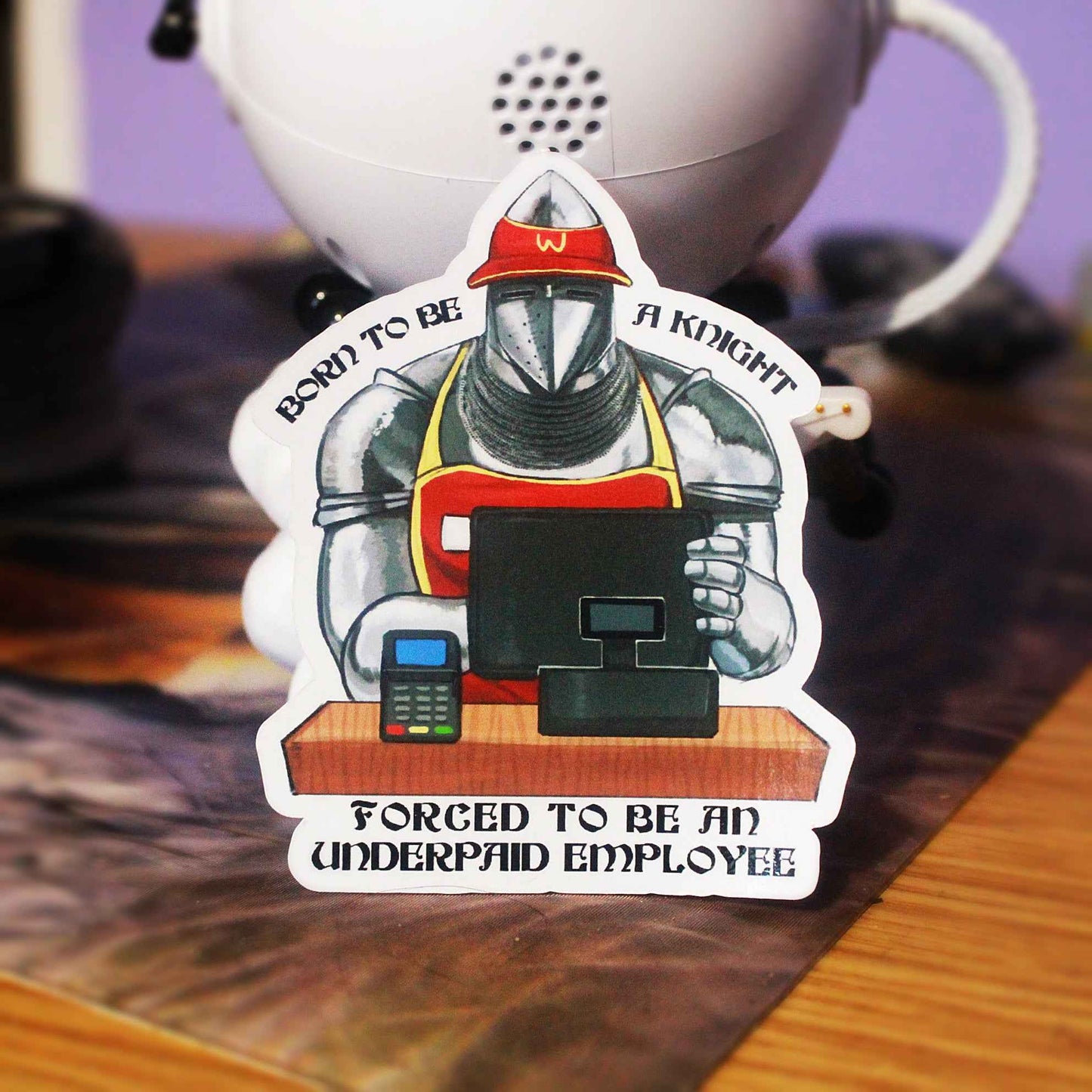 Born To Be a Knight Sticker