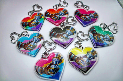 🏳️‍🌈Knights Heart Keychains