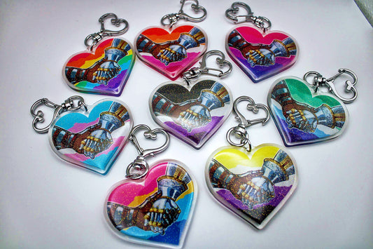 🏳️‍🌈Knights Heart Keychains