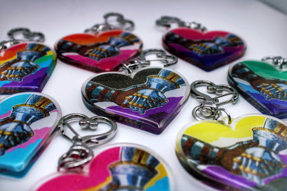 🏳️‍🌈Knights Heart Keychains