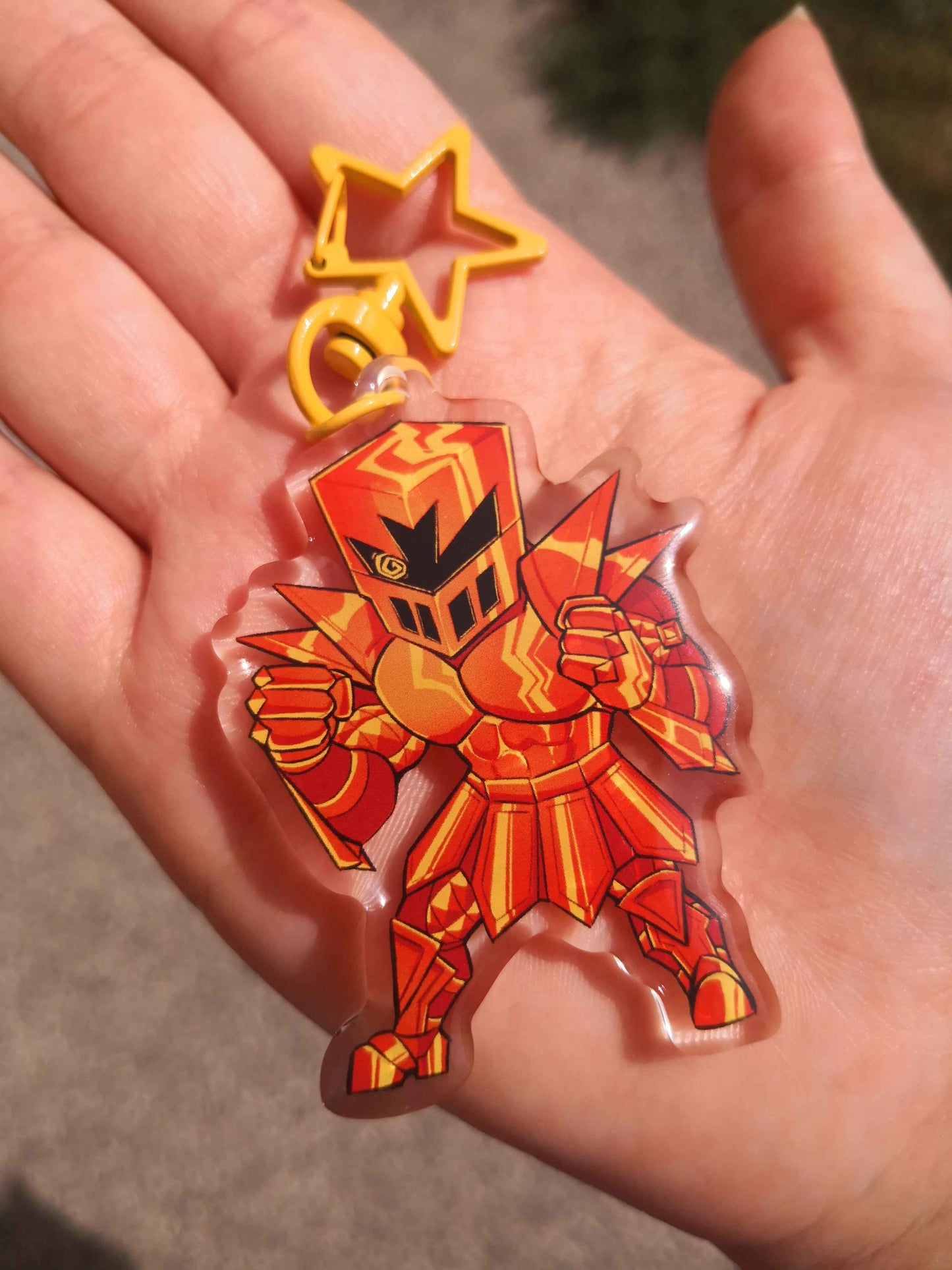 FIGHT KNIGHT Keychain