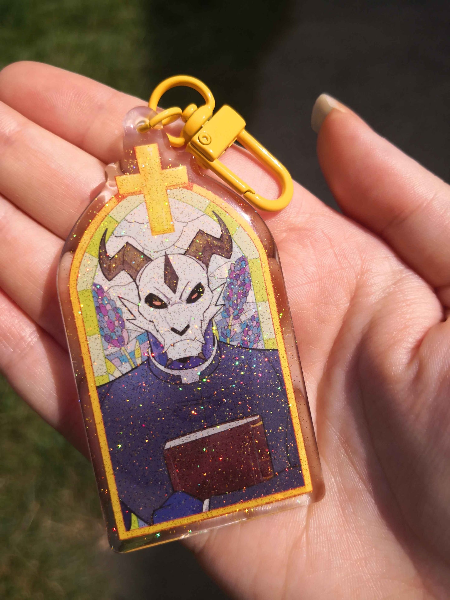 Eternal Stained Glass Keychain