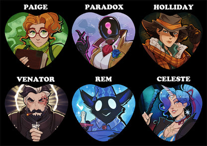 Deadlock Heart Pins