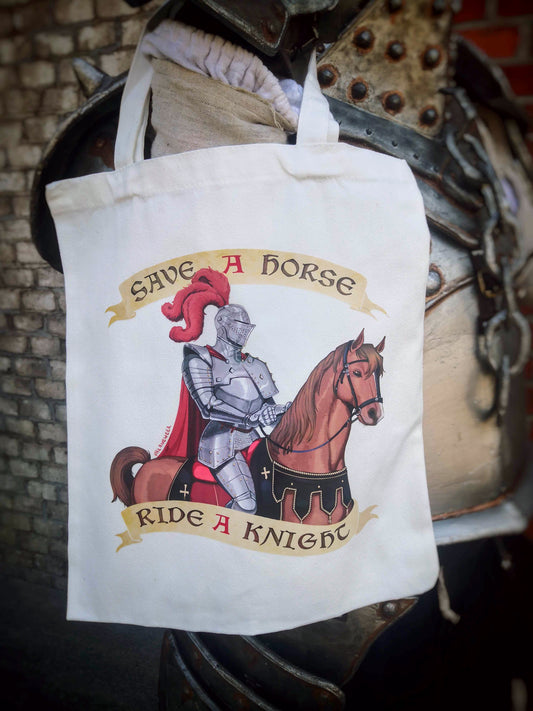 Save a Horse Ride a Knight Tote Bag