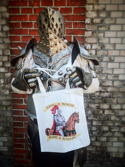 Save a Horse Ride a Knight Tote Bag