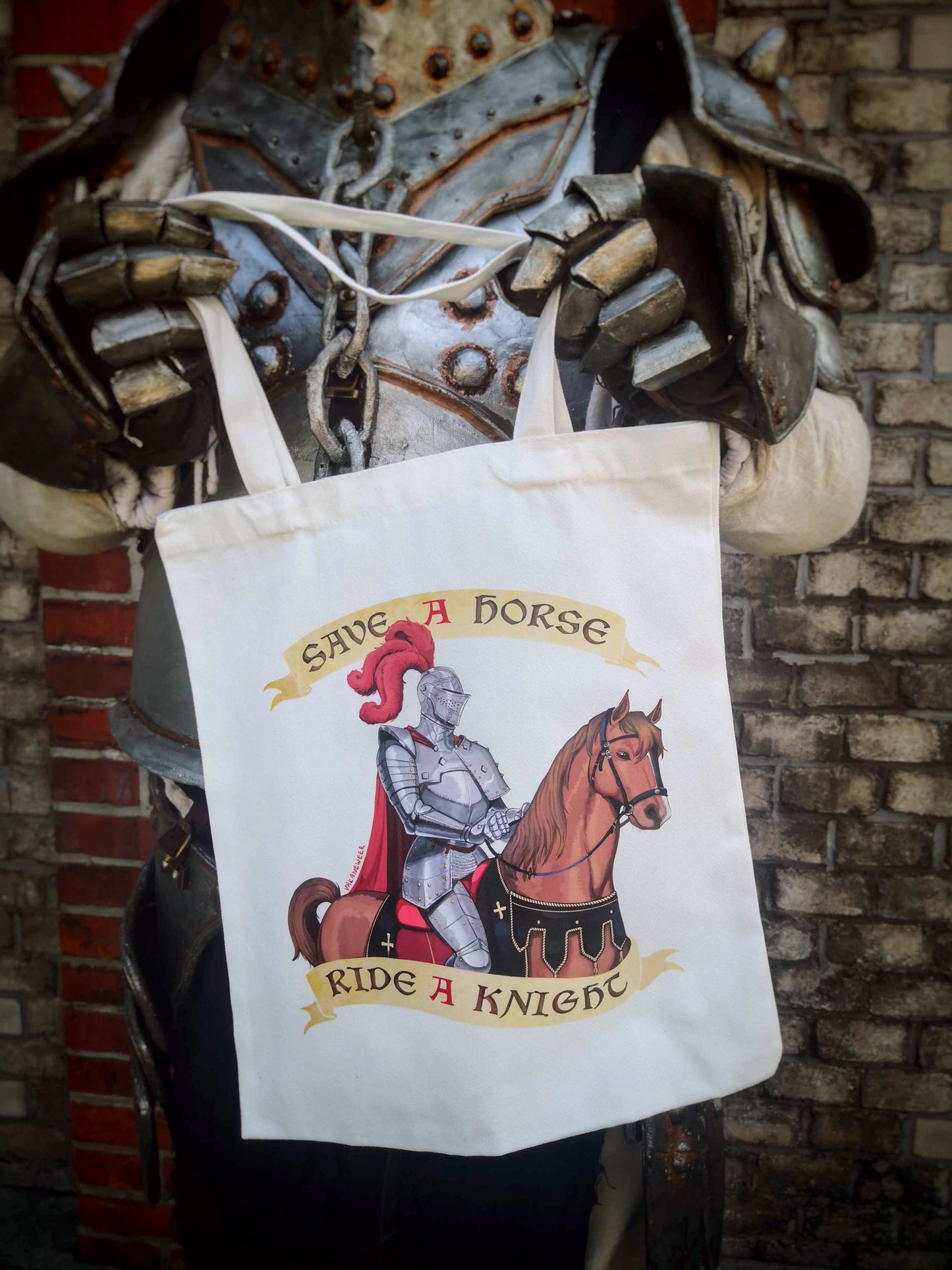 Save a Horse Ride a Knight Tote Bag